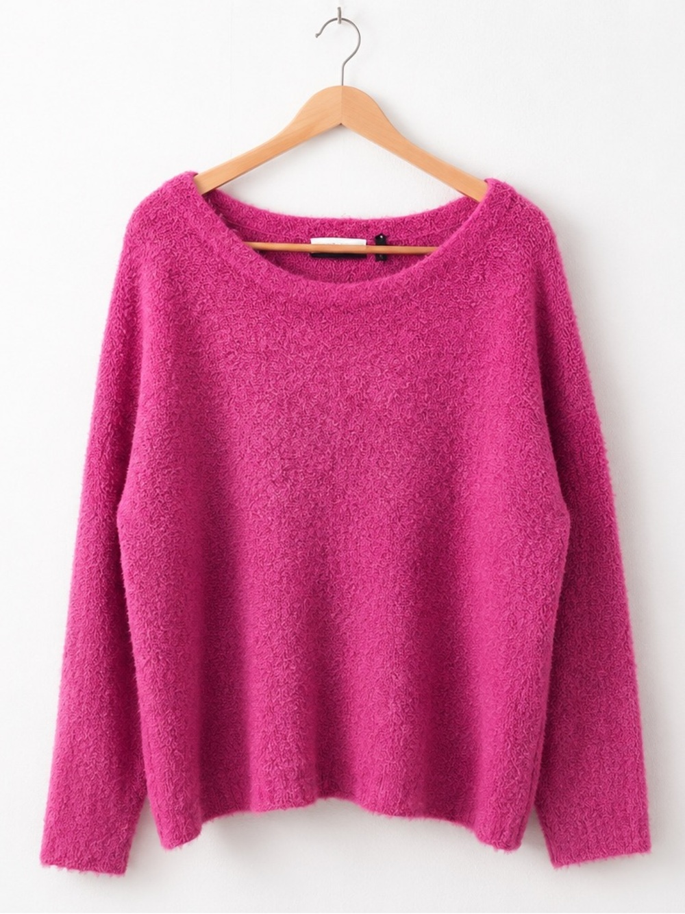 Sleeping On Snow by Anthropologie Bouclé Knit Sweater Pink Size S